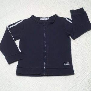 18m (5/$20) Navy Stretch Cotton Sporty Jacket by Dirkje